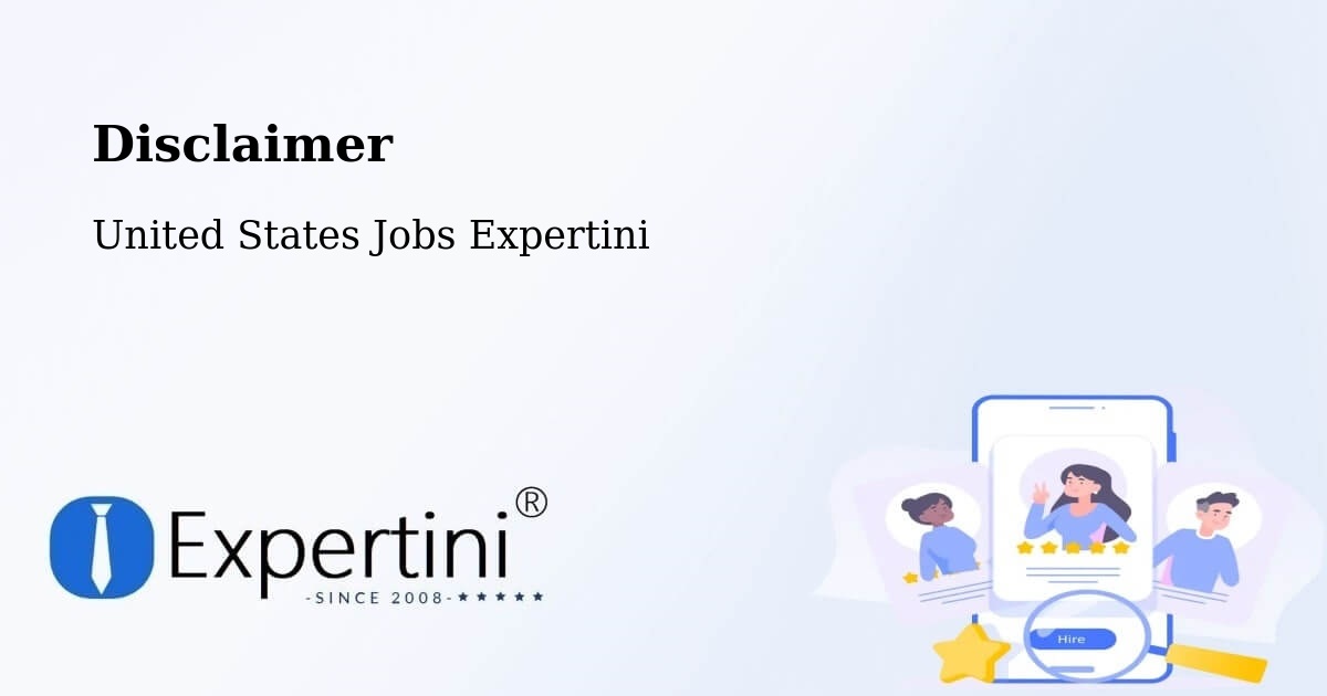 Disclaimer – Lyndhurst - United States Jobs Expertini